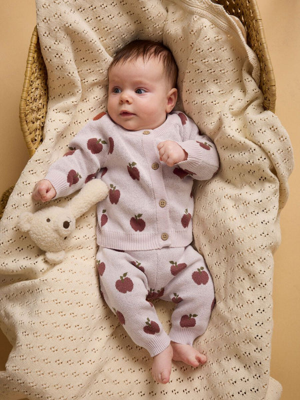 LIL ATELIER COMPLETO CARDIGAN+PANTALONE HUSHED VIOLET