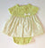 PECESA ABITO FILO TRAFORATO E COTONE FANTASIA PISTACCHIO+CULOTTE FILO PISTACCHIO