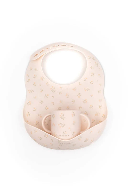 BAMBOOM SET BAVAGLINO IN SILICONE E TAZZA TULIPS