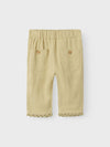 LIL ATELIER PANTALONE GIALLO SABBIA
