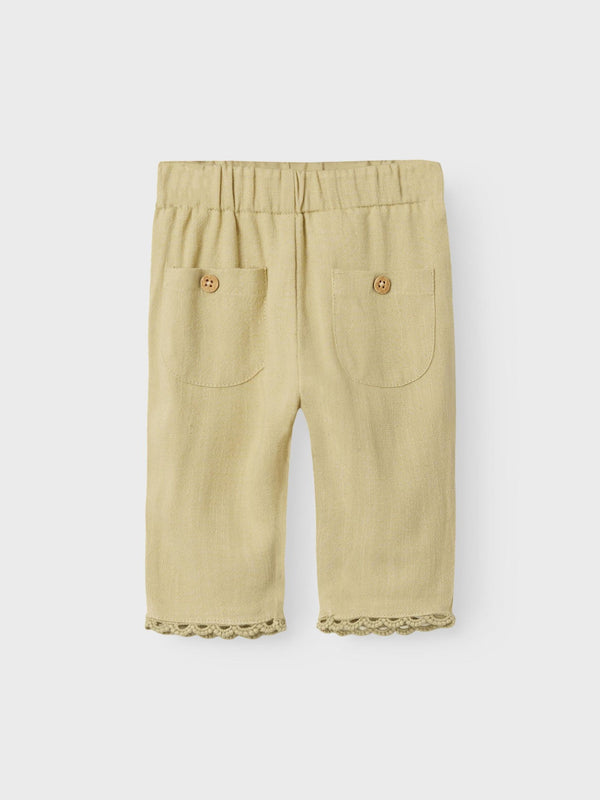 LIL ATELIER PANTALONE GIALLO SABBIA