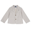 CHICCO GIACCA GESSATA BEIGE E BIANCA