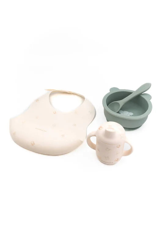 BAMBOOM SET PAPPA FIRST MEAL SET ANIMAL FRIENDS
