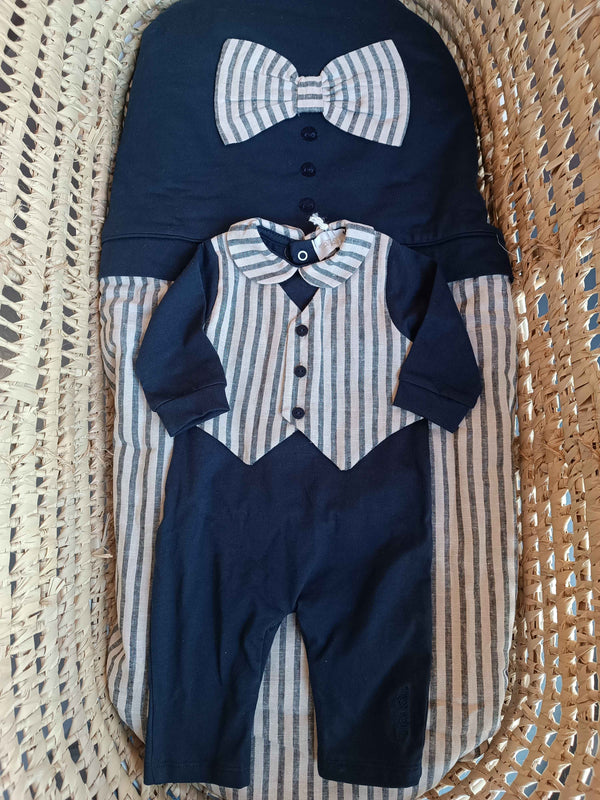 NANAN TUTINA APERTURA AVANTI BLU E GILET