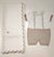 MARLù EK61 SET NASCITA PAGLIACCETTO 0-3MESI +COPERTA FILO BIANCO/NOCE/CIELO