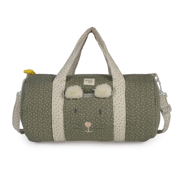 WALKING MUM WEEKEND BAG MOUSE POPPY MOSS