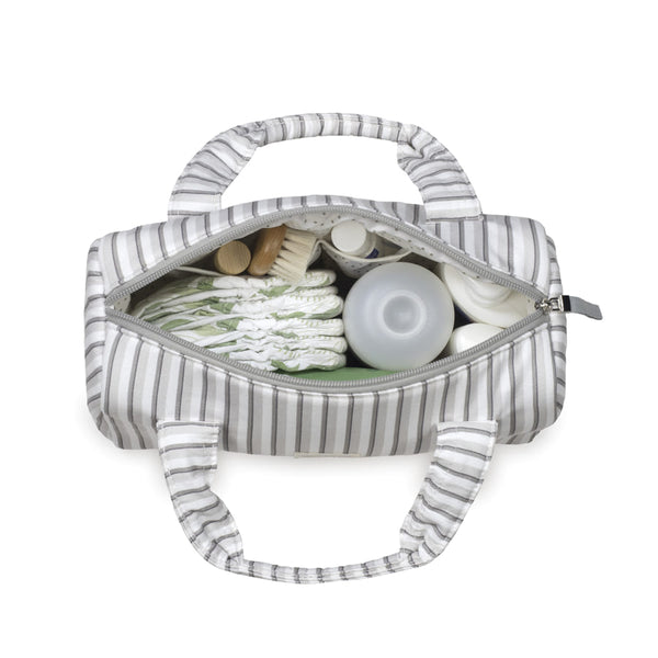 WALKING MUM MINI BAG BOTTON STRISCE