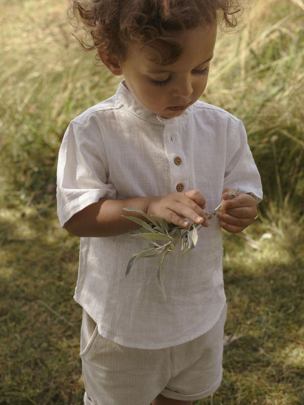 LIL ATELIER CAMICIA COCONUT MILK