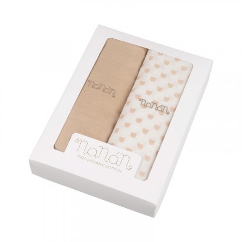 NANAN MUSSOLE 120X120 BEIGE 2PZ