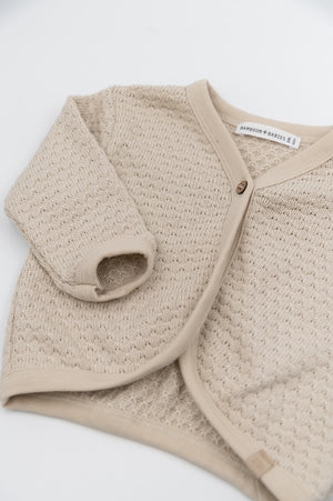 BAMBOOM CARDIGAN MAGLIA SAND