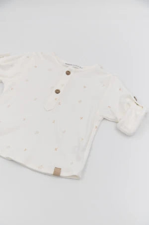 BAMBOOM CAMICIA PRINT LEAVES