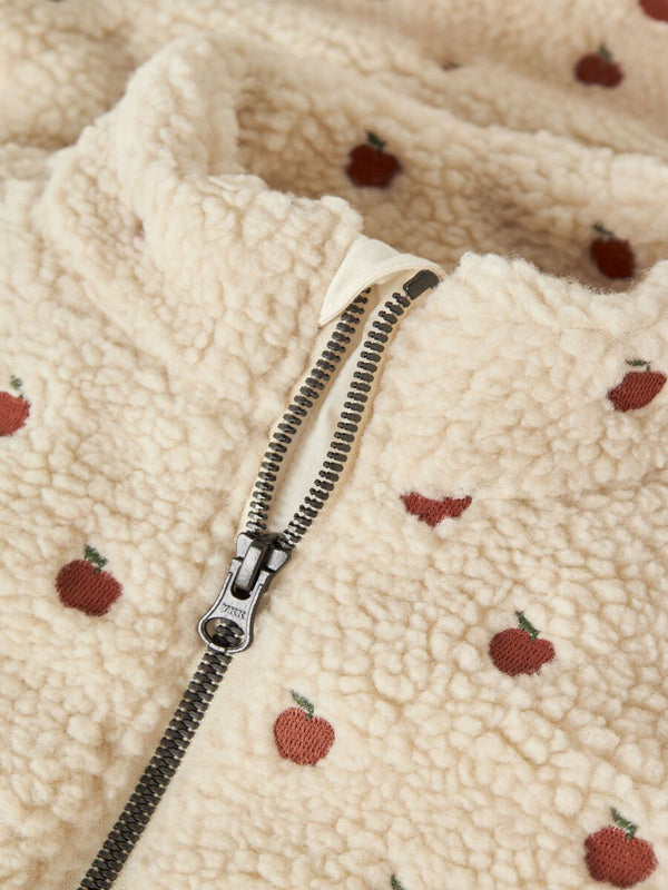 LIL ATELIER GIACCA TEDDY MELE TURTLEDOVE