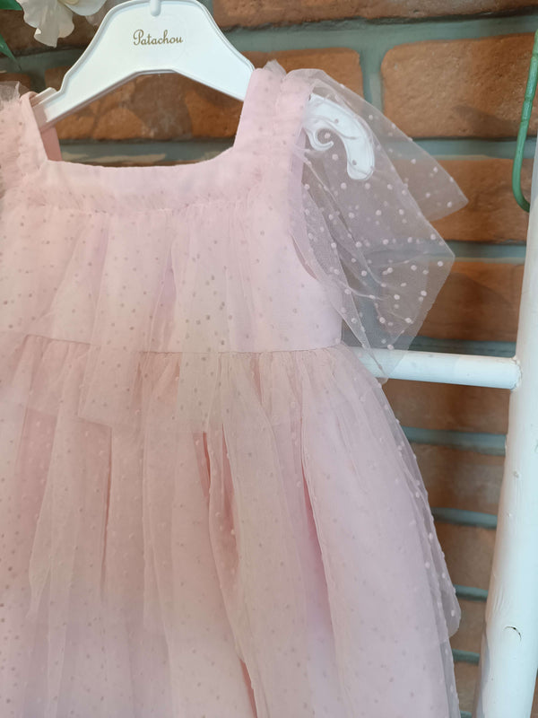 PATACHOU ABITO IN TULLE ROSA