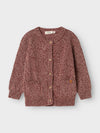 LIL ATELIER CARDIGAN HOT CHOCOLATE