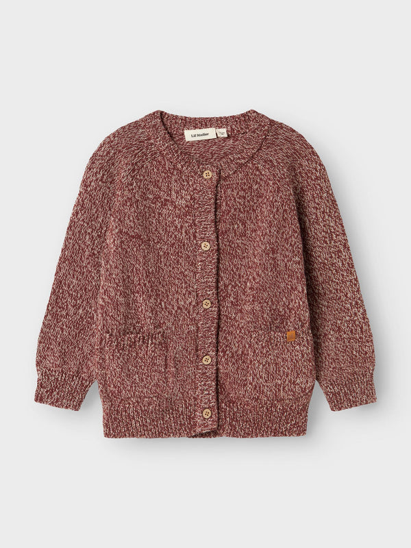 LIL ATELIER CARDIGAN HOT CHOCOLATE