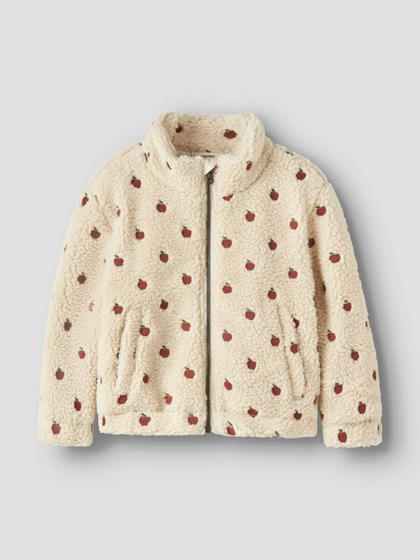 LIL ATELIER GIACCA TEDDY MELE TURTLEDOVE