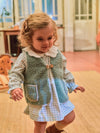 LARANJINHA GILET DI PELLICCIA VERDE I6675J36