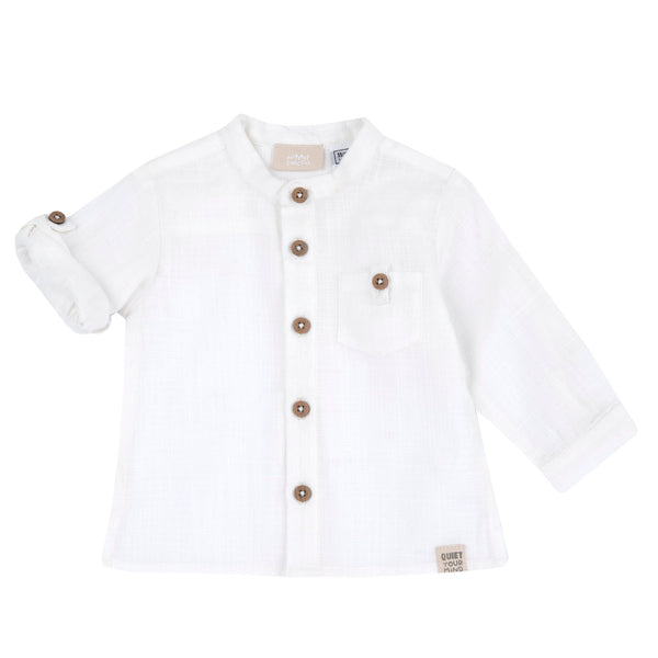 CHICCO CAMICIA MANICA LUNGA BIANCA