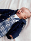 LARANJINHA GIACCA IN PILE CON CAPPUCCIO BLU I5648