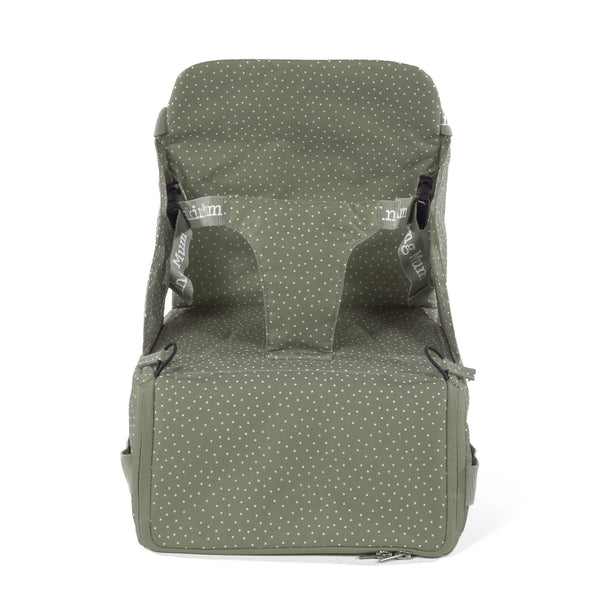 WALKING MUM SEGGIOLONE PORTATILE MUSCHIO POIS VERDE