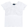 CHICCO MAGLIETTA A COSTINE CON TULLE BIANCA
