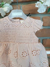 LIL ATELIER ABITO PIZZO SAN GALLO PEACH BLUSH
