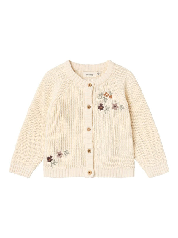 LIL ATELIER CARDIGAN BIRCH