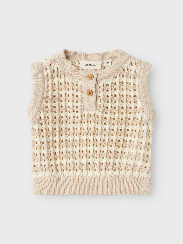 LIL ATELIER GILET TRAFORATO
