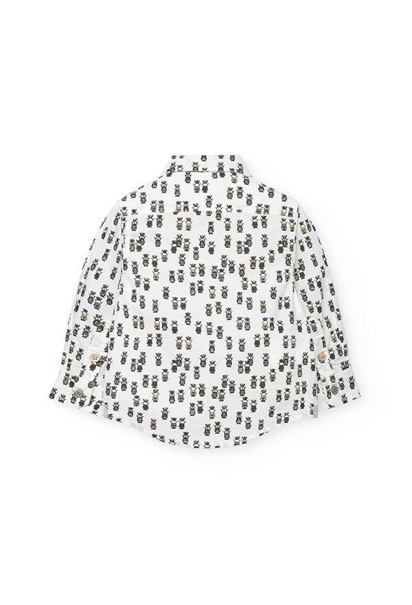 BOBOLI CAMICIA STAMPATA CONIGLIETTI 712055