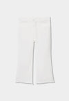 BOBOLI Pantalone bambina cotone colore bianco