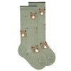 CONDOR CALZINO ALTO MISTO LANA VERDE FORESTA COL 971