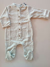 BAMBOOM TUTINA BIMBO CON PIEDI E BOTTONCINI DAVANTI SKY GREY