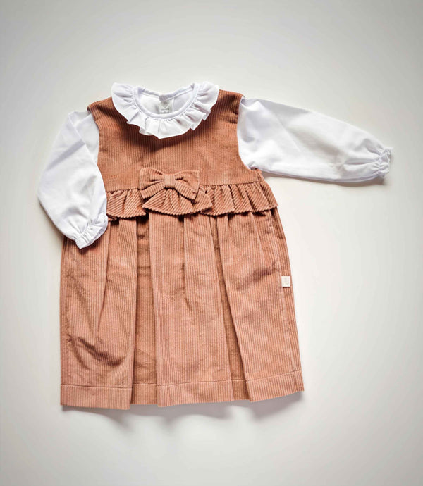 BABYGI SCAMICIATA VELLUTO ROSA ANTICO