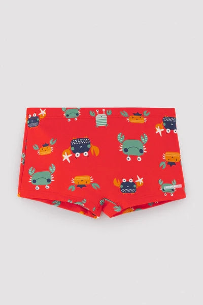 YSABEL MORA COSTUME da bagno boxer da bambino con stampa granchio 93087