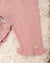 MAGLIFICIO DI VERONA PANTALONE IN LANA CON ROUCHES ROSA