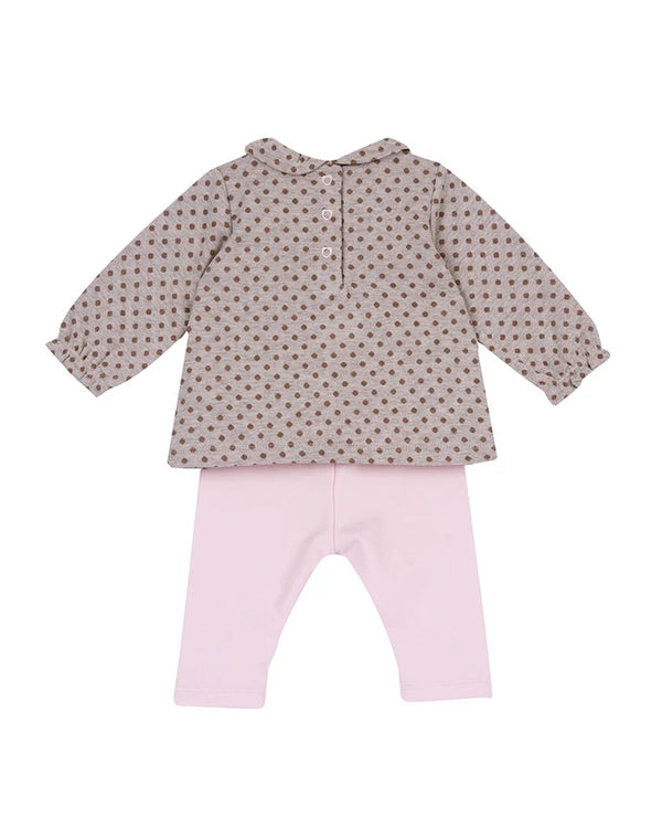 CHICCO SET 2 PZ T-SHIRT MANICA LUNGA+LEGGINGS