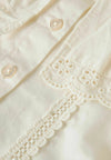 NAME IT CAMICIA CON COLLO E RICAMO ANTIQUE WHITE