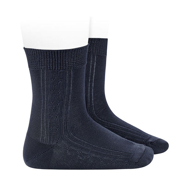 CONDOR CALZINO CERIMONIA CON LAVORAZIONE BLU