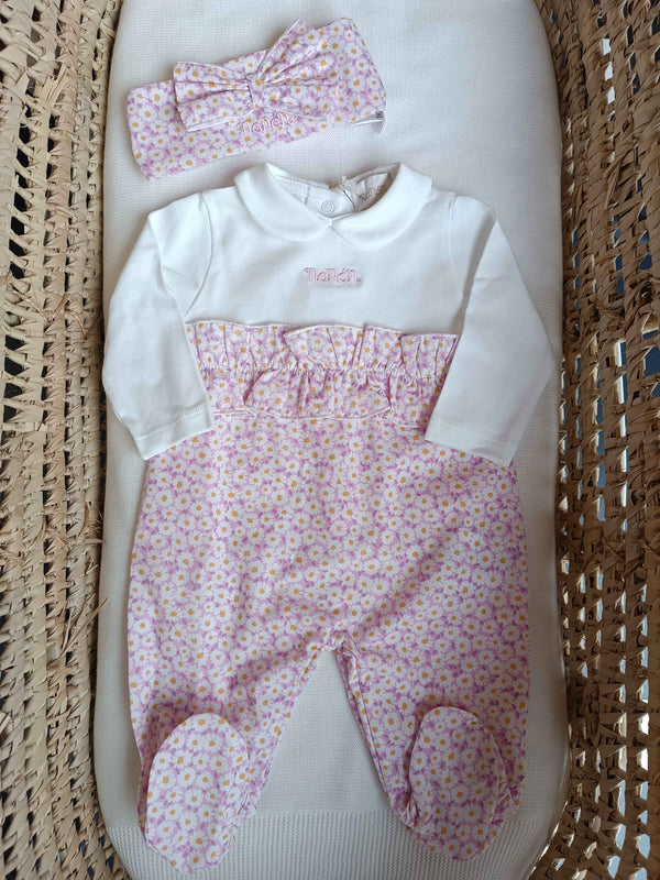 NANAN TUTINA CON ROUCHES MARGHERITE LILLA
