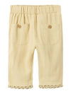 LIL ATELIER PANTALONE GIALLO SABBIA