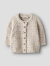 LIL ATELIER CARDIGAN A MAGLIA NOVELLE PEACH/MELANGE
