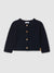 LARANJINHA Cardigan girocollo lavorato a maglia con righe in rilievo I6691140