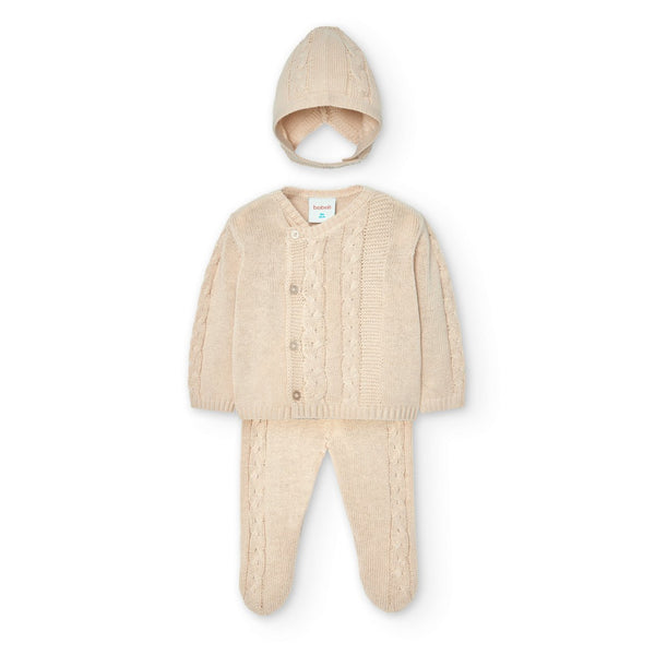 BOBOLI COMPLETO CON CAPPELLO BEIGE