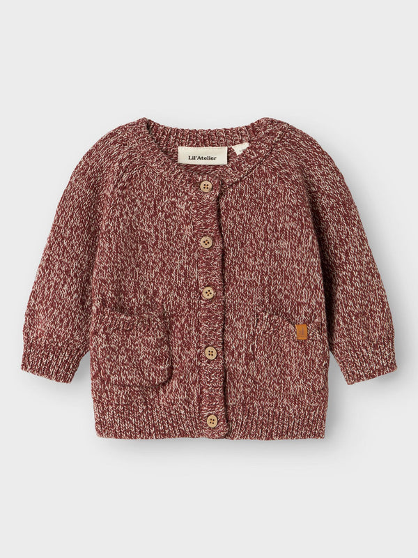 LIL ATELIER CARDIGAN HOT CHOCOLATE