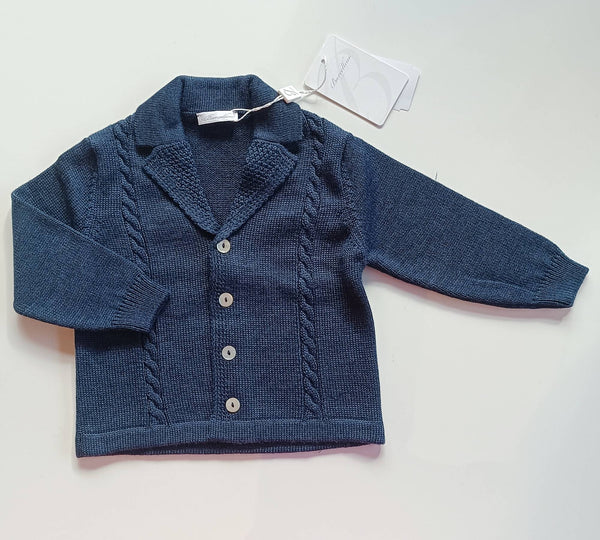 BARCELLINO CARDIGAN IN LANA BLU 125223