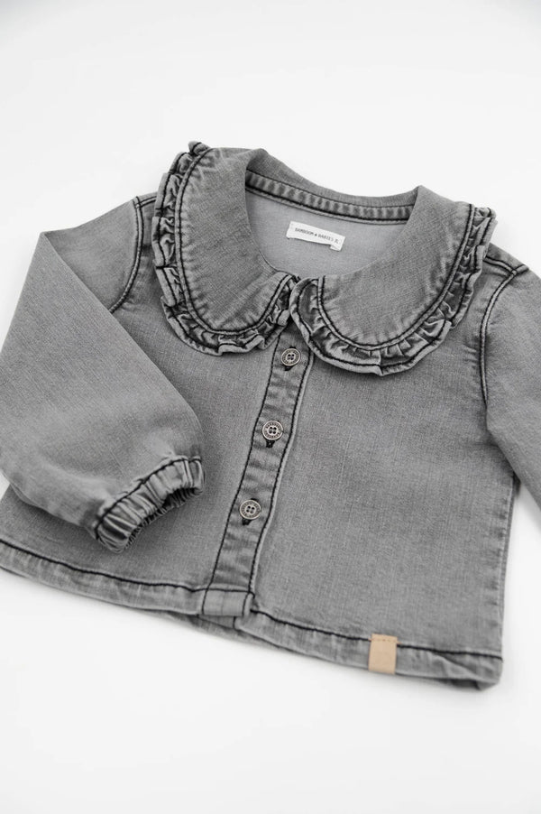 BAMBOOM Blusa jeans bimba - GREY 348