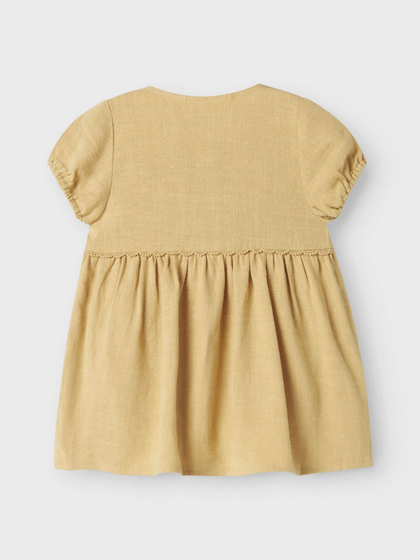 LIL ATELIER VESTITO GIALLO SABBIA
