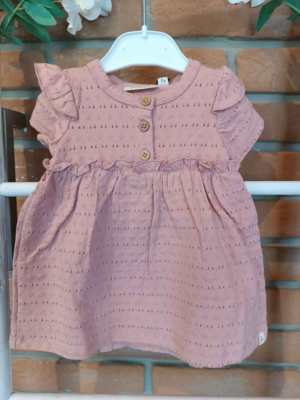 LIL ATELIER ABITO CON BODY MISTY ROSE