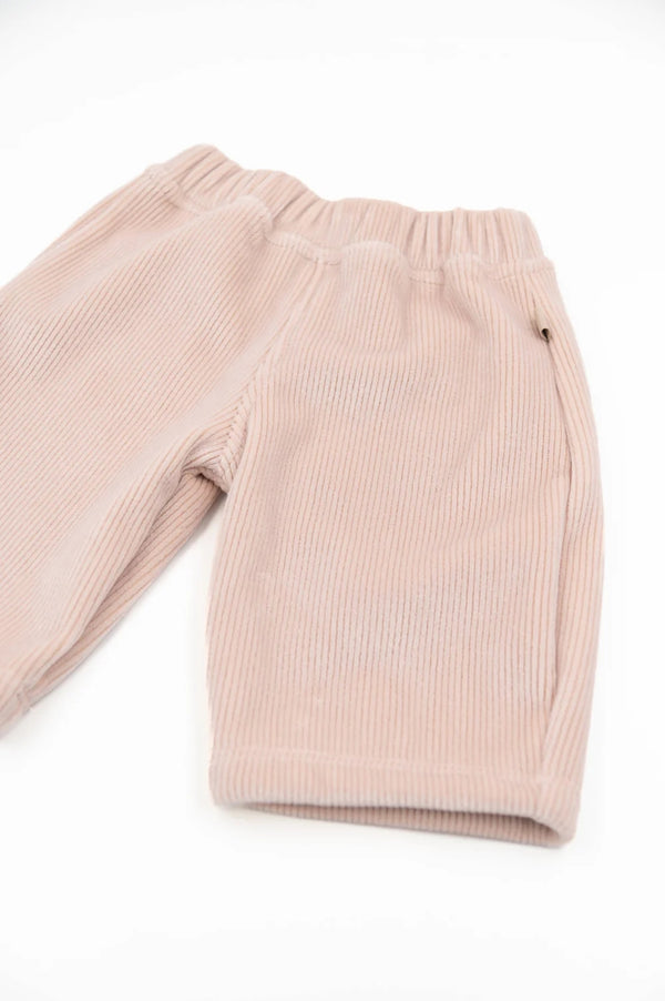 BAMBOOM Pants curderoy ampio - VINTAGE PINK 341