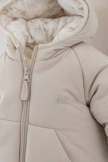 Bamboom giacca uni con tasca davanti sand